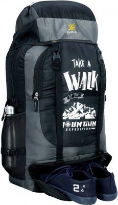 JIRFASHION  Mountain Rucksacksbag Hiking Trekking Camping Bag Travel Backpack Rucksack - 60 L  (Grey)