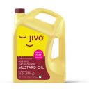 Jivo Premium Cold Pressed Kachi Ghani Pure Mustard Oil, 5 Litre | Healthy Cooking Oil for Daily use...
