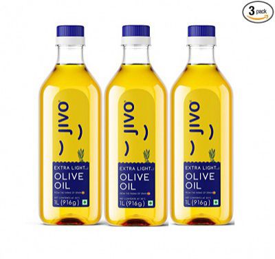 Jivo Extra Light Daily Cooking Olive Oil 1 Litre (Pack of 3)