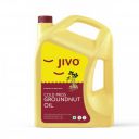 Jivo Groundnut Oil 5 Litre | Cold Pressed, Unrefined Peanut Oil for Cooking | Vitamin A & D Fortified, Chemical-Free Ground Nut Oil...