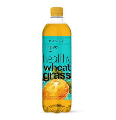 JIVO Healthy Wheatgrass Juice with Mango Flavor - 500ml (Pack of 1)