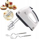 Jiya Enterprise 60W Stainless Steel Electric Hand Mixer Attachments with Free Free Spatula and Oil Brush (White)...