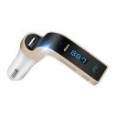 Jiyatech CARG7 Bluetooth FM Transmitter Universal Wireless in-Car FM Adapter Car Kit with Hand Free Call/Stereo Music Player for All Andriod Mobiles & iOS Devices...