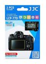 JJC LCP-77D 2Kits PET Ultra Hard Polycarbonate LCD Guard Film Display Screen Protector for Canon EOS 77D 9000D Camera, Includes Shoulder Screen/Sub-Screen Protector…...