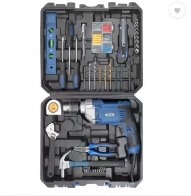 JK Super Drive Professional with 750Watts, 13mm Impact Drill, Power & Hand Tool Kit  (98 Tools)