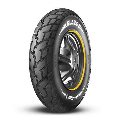 JK Tyre BLAZE BA22 90/100-10 Tubeless Scooter Tyre, Front & Rear