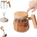 JKENTERPRICE Self Stirring Mug, Electric Mixing Cup with High Borosilicate Glass, 500 Ml, White...