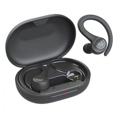 JLAB Go Air Sport IEUEBGAIRSPRTRBLK1 TWS Earbuds (IP55 Water & Sweat Resistant, 32 Hours Playback, Graphite)