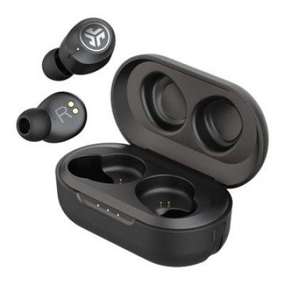JLAB JBuds Air IEUEBJBAIRANCRBLK8 TWS Earbuds with Active Noise Cancellation (IP55 Water & Sweat Resistant, 40 Hours Playback, Black)