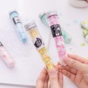 JM SELLER Flower Design Tube Shape Bottle Paper Soap Clean Soft Bath For Travel (Pack Of 2)(ASSORTED)...