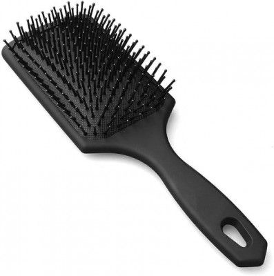 JM SELLER Premium Collection Mini Paddle Hair Brush for Men & Women, Black