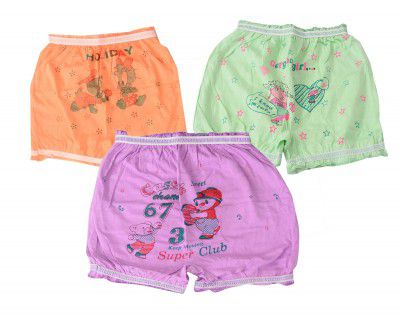 JMP Unisex Cotton Pantie sorty Bloomer Inner wear Shorts Combo Pack of 03