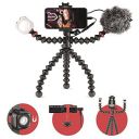 JOBY Tabletop Gorilla Pod Mobile Vlogging Kit (Black)...