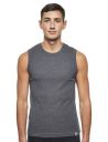 Jockey Mens Cotton Muscle Tee (9930-0105-CHAML Charcoal Melange M)...