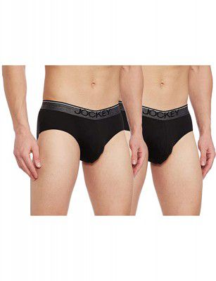 Jockey Mens Super Combed Cotton Briefs (Pack of 2) 