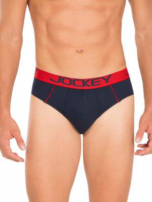 JockeyMen Bold Pack of 5 Navy Briefs US14-0105