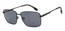 John Jacobs | Black - Grey | Full Rim Rectangular Stylish & Premium | Men & Women | Extra Wide | JJ S15862...