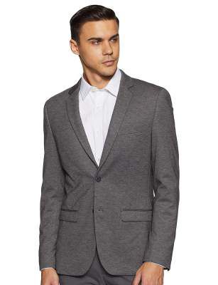 John Players Men's Shawl Collar Slim fit Blazer