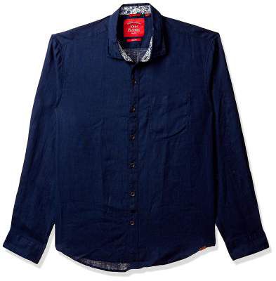 John Players Men's Solid Slim fit Casual Shirt