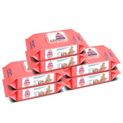 Johnsons Baby Skincare Wipes with Lid, 72s Twin Pack (432 Wet Wipes)