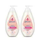 Johnsons Cotton Touch Newborn Baby Head-to-Toe Bath, 500ml with No More Tears Formula (Pack of 2)...