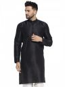 Jompers Men Solid Dupion Silk Kurta...