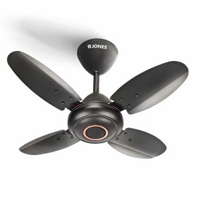 Jones Breeze 600 mm/24 inch Ultra High Speed 3 Blade Anti-Dust Decorative Star Rated Ceiling Fan (Smoked Brown)