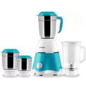 Jones Thunder Pro 750 Watt Mixer Grinder with 4 Jars for Grinding, Mixing, Juicing with Powerful Motor (Blue & White, 4 Jars)...