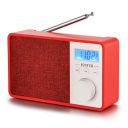 Jonter Wireless Bluetooth Portable Speaker with FM Radio & Clock M35 (Red)...