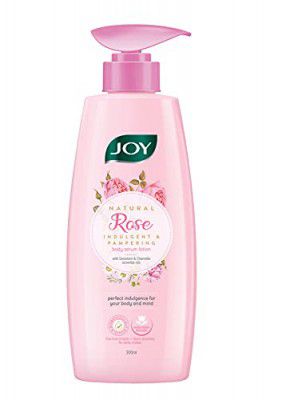 Joy Body Serum Lotion (300ml) | Moisturizing, Skin Soothing & Hydration With Rose Extract, Geranium & Chamellia Essential Oils, Long-Lasting & Nourishing, Quick Absorbing, Non - Sticky