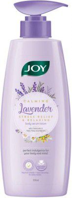 Joy Calming Lavender Body Serum Lotion | Stress Relief & Relaxing With Lavender and Jojoba Oil | Skin Glowing, Moisturising and Quick Absorbing Serum Lotion, For All Skin Types  (300 ml)