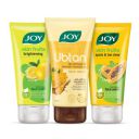 JOY Face Wash Combo Pack | Skin Fruits Brightening, Ubtan Tan Removal & Blemish Minimizing, And Spots & Tan Clear (3 X 150Ml)...