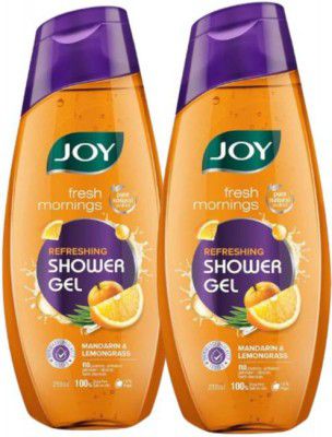 Joy Fresh Mornings Refreshing Shower Gel (Body Wash) (2 x 250 ml)