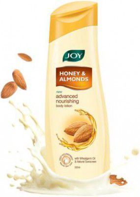 Joy Honey & Almonds Advanced Nourishing Body Lotion, For Normal to Dry skin (300 ml)