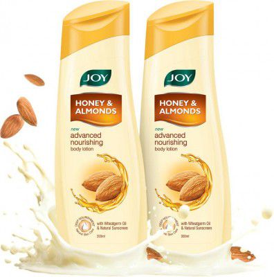 Joy Honey & Almonds Advanced Nourishing Body Lotion For Summers (600 ml)