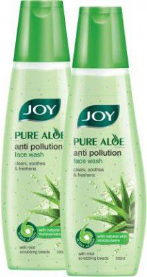 Joy Pure Aloe Anti Pollution (Pack of 2 x100ml) Face Wash (200 ml)