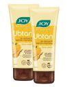 Joy Revivify Ubtan Face Wash | Tan Removal and Blemish Minimizing | With Saffron, Turmeric, Chickpea Flour, Almond Oil, Rose Water, Sandalwood Oil, Walnut Beads - Pack of 2X 100 ml...
