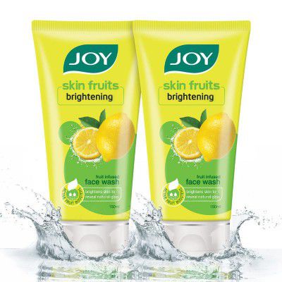 Joy Skin Brightening Lemon Face Wash For Oily Skin 150ml x 2 