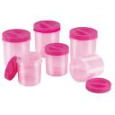 Joyo Spacio Assorted Colour Plastic Container 4.5 L (Set of 6)...
