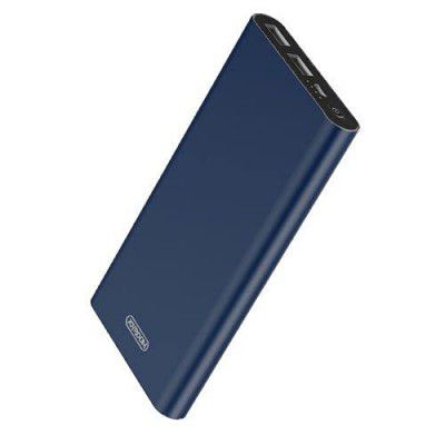 JOYROOM D-M211 Ultra-Thin Metal Shell 10000mAh Power Bank 5W 2A Fast Charging Power Bank with Dual Input & Output for Smartphones & Other Smart Device - (Dark Blue)