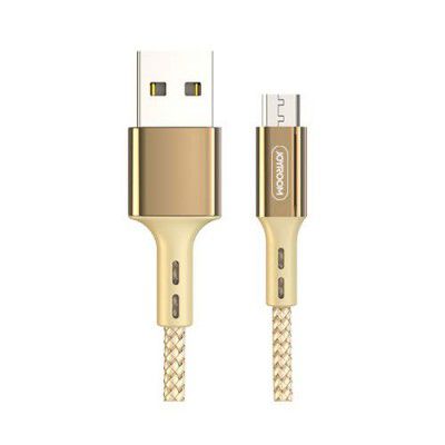 Joyroom S-M351 ZHIYA Series Braided High Flexibility PET Material 100cm Data Cable for Micro (Gold)
