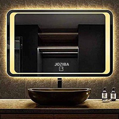 Joziba® Glass Wall Mounted Rectangular Backlit Led Light Mirror(18 x 24 Inch_03,Triple Light)