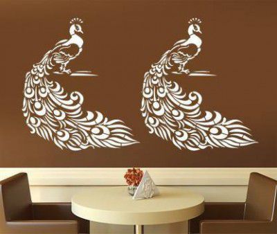 JP Peacock Effect Wall Design Stencils for Wall Painting for Home Wall Decoration Suitable for Room Decor, Ceiling and Craft JPA_031 WALL TEXTURE STENCIL Stencil  (Pack of 1, TEXTURE)