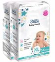 Jr. Sr. Baby Diaper Pants with Advanced Leak Protection | Soft & Comfortable| Extra Large | 12-17 Kg | 108 Counts | Pack of 2...