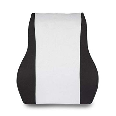 JSB BS22 Back Rest for Office Chair Car Seat Support Cushion with Memory Foam Backrest For Lumbar Pain Relief