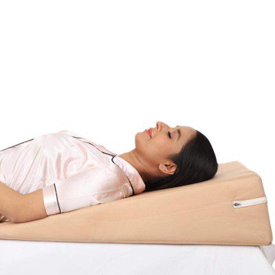 JSB BS34 Bed Wedge Pillow for Sleeping Orthopedic Back Cushion Support for Acid Reflux, Post Surgery, Anti Snoring & Maternity X Large Size (30L X 24W X 7H)