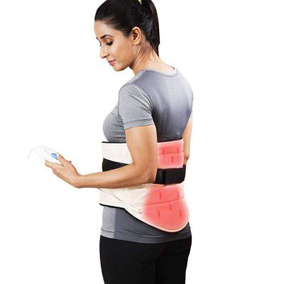 JSB Electric Orthopedic Heating Pad for Lumbar Back Pain Relief