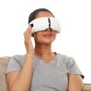 JSB HF103 Eye Massager For Stress Relief | Eye Massager Machine For Sleep Improvement | Wireless Rechargeable Heat & Music...