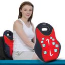 JSB HF74 Back Massager Pain Relief for Car Seat & Office with Kneading & Tapping Massage...