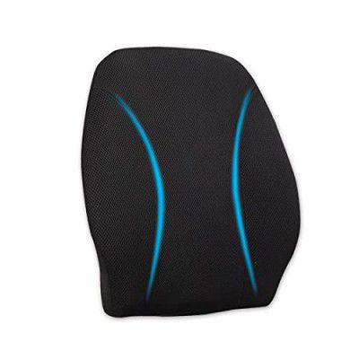 JSB MF10 Memory Foam Backrest Cushion Lumbar Support Pain Relief Pillow for Office Chair and Car Seat (Mesh Breathable Cover)